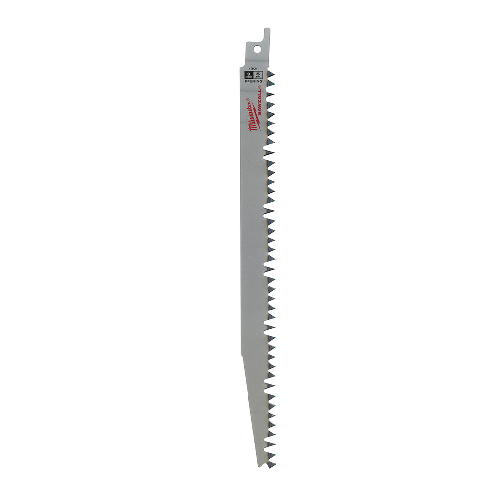 Milwaukee, 48-00-1301 9" 5 TPI Pruning SAWZALL Blade (5 PK)