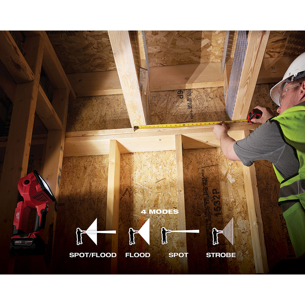 Milwaukee, 2354-20 M18 Lampe de recherche sans fil au lithium-ion 18 V (outil uniquement)