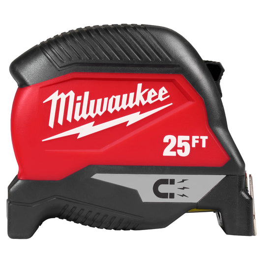 Milwuakee, 48-22-1025M 25' Compact Magnetic Tape Measure