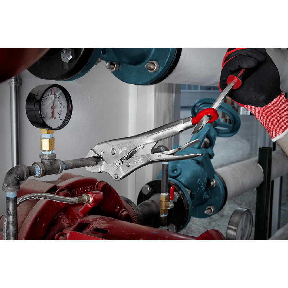Milwaukee, 48-22-3420 10 in. TORQUE LOCK Curved Jaw Locking Pliers