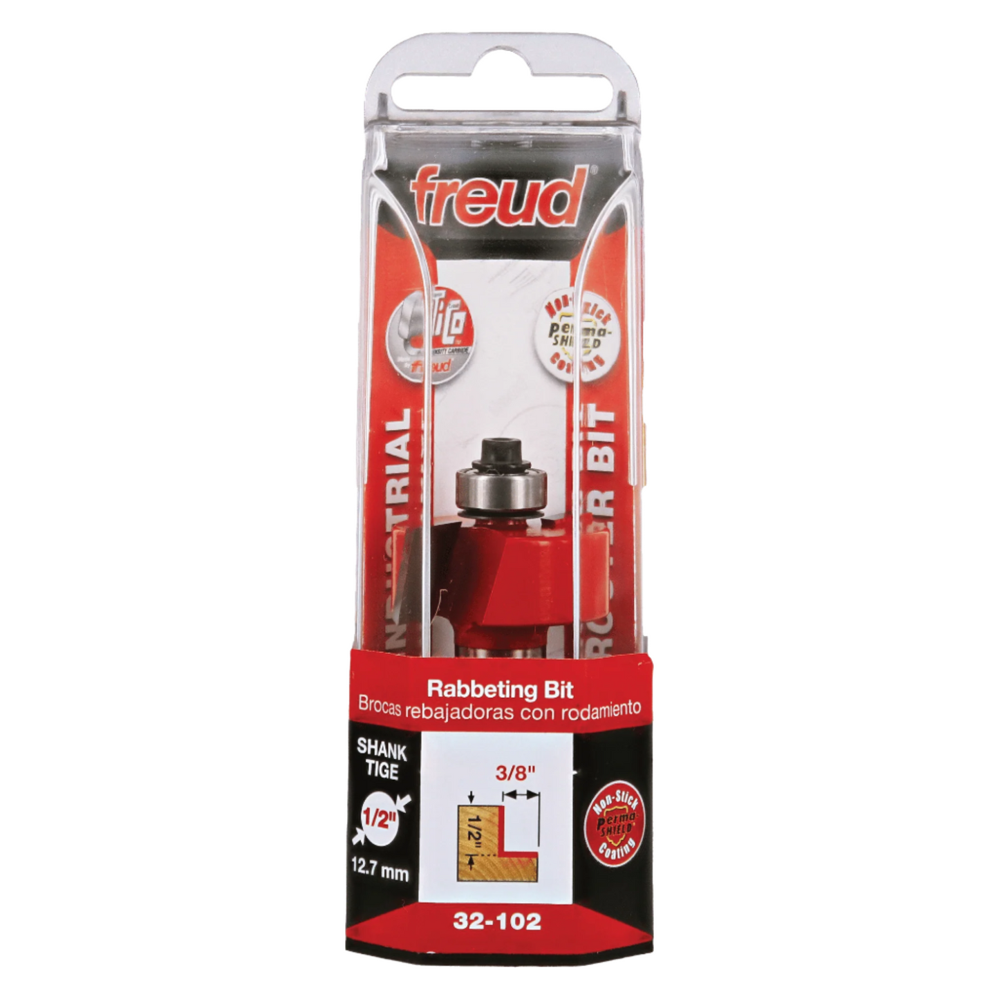 Freud, 32-102 1-1/4'' x 1/2'' Rabbiting Router Bit 1/2'' Shank