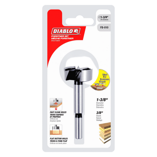 Freud Diablo FB-010 1-3/8 inch Industrial Forstner Bit