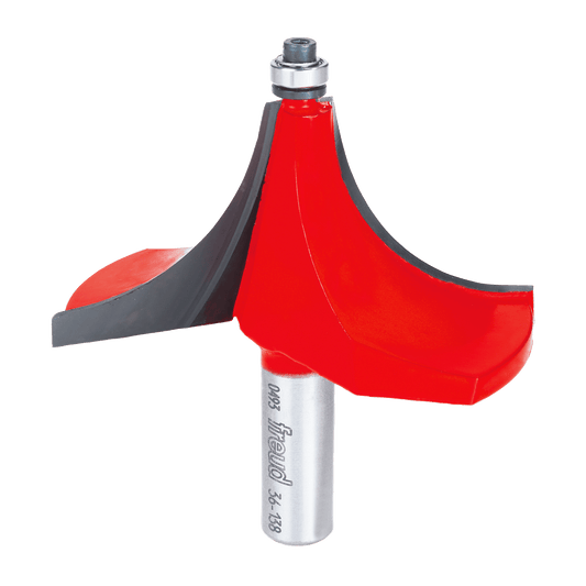 Freud, 36-138 Quadra-Cut 1-3/8" Radius Beading Router Bit 1/2" Shank