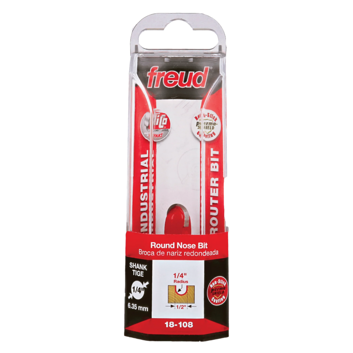 Freud, 18-108 1/2'' Round Nose Router Bit 1/4'' Shank 13722