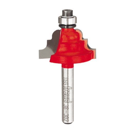 Freud, 38-302 1/8'' Radius Cove & Bead Router Bit 1/4'' Shank