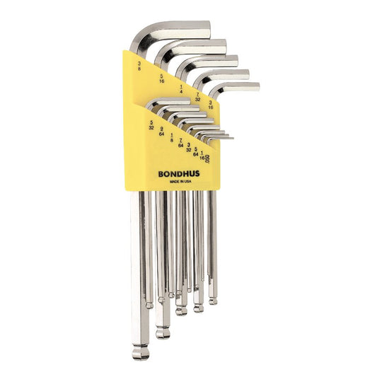 Bondhus, 16937 BLX13B Balldriver L-Wrenches w/ BriteGuard 13-pc Set