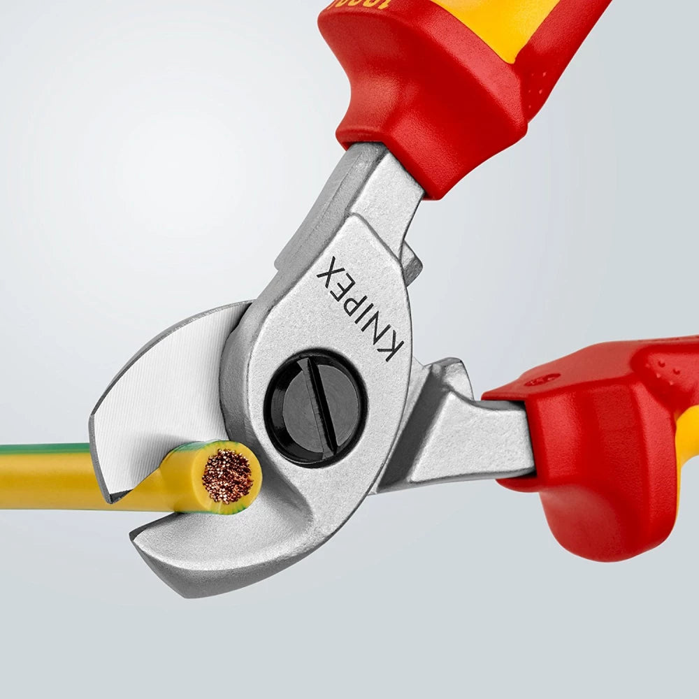 Knipex 95 18 165 SBA 6 1/2'' Cable Shears - 1,000 Volt