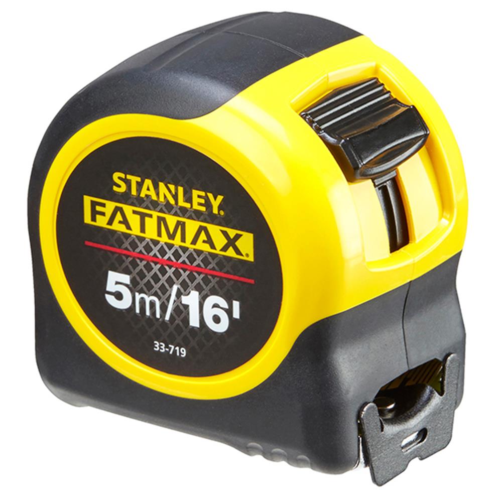 Stanley 5 m/16' FatMax Règle de ruban métrique/fractionnel 33-719 010496250