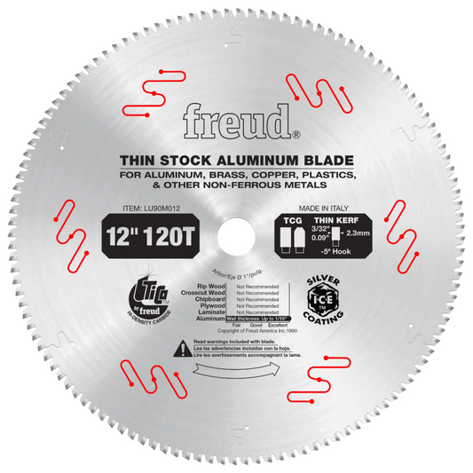 Freud, LU90M012 Non-Ferrous Metal 12'' Blade