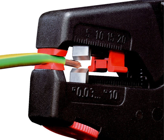 KNIPEX, 12 40 200 SBA Awg 7-32 Self-Adjusting Wire Stripper