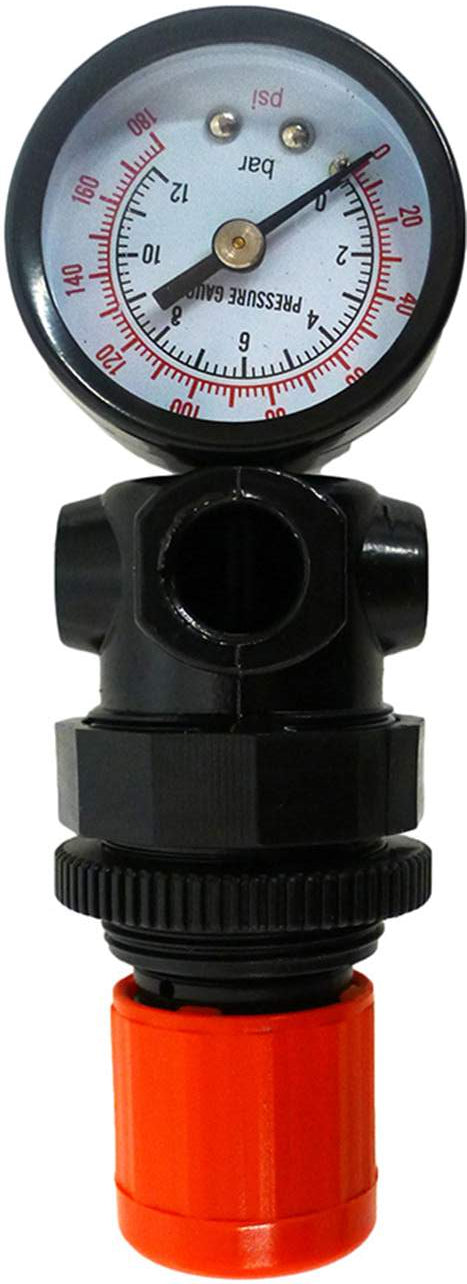 ROK, 14005 1/4" Air Regulator with Gauge