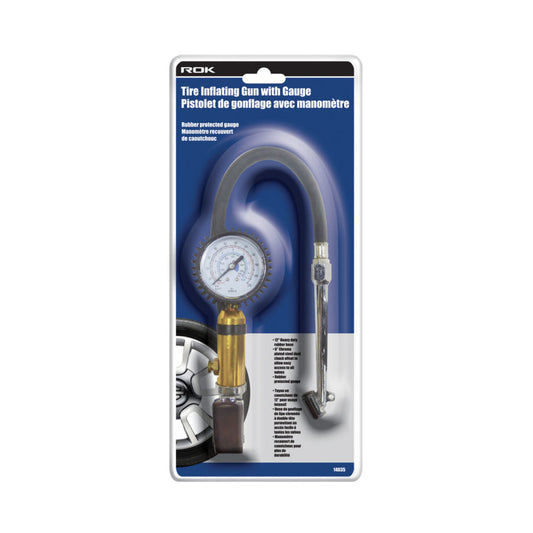 ROK, 14035 Tire Inflating Gun w/ Gauge