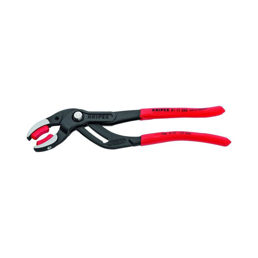 Knipex 81 11 250 SBA Pince pour tuyaux et connecteurs de 10 pouces avec mâchoires souples