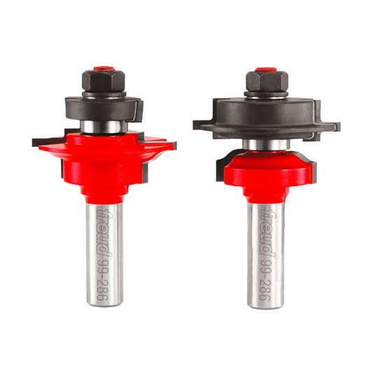 Freud, 99-286 Glass Panel Cabinet Door Router Bit Set 1/2'' Shank