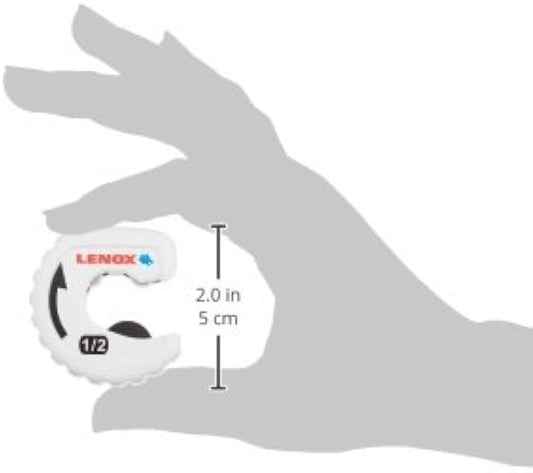 LENOX Tools Tubing Cutter for Tight Spaces, 1/2-inch (14830TS12), White