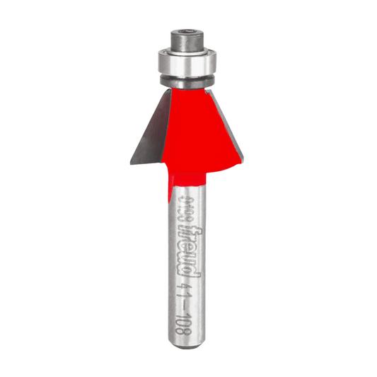 Freud, 41-108 25º Two Flute Bevel Trim Router Bit with 1/4'' Shank