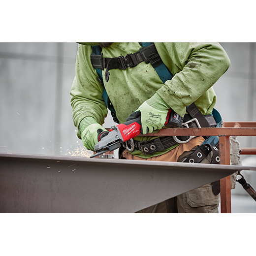 Milwaukee, 2886-20 M18 FUEL 5" Flathead Braking Grinder, Paddle Switch No-Lock