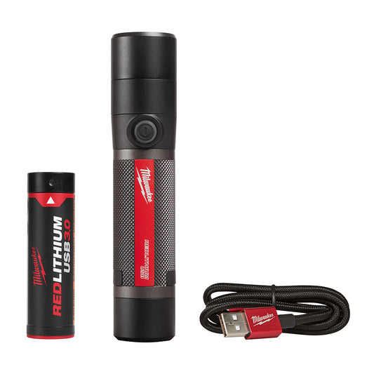 Milwaukee, 2160-21 USB Rechargeable 800L Compact Flashlight