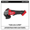 Milwaukee® 2880-20 M18 FUEL 18 Volt Lithium-Ion Brushless Cordless 4-1/2 in. / 5 in. Grinder Paddle Switch, No-Lock