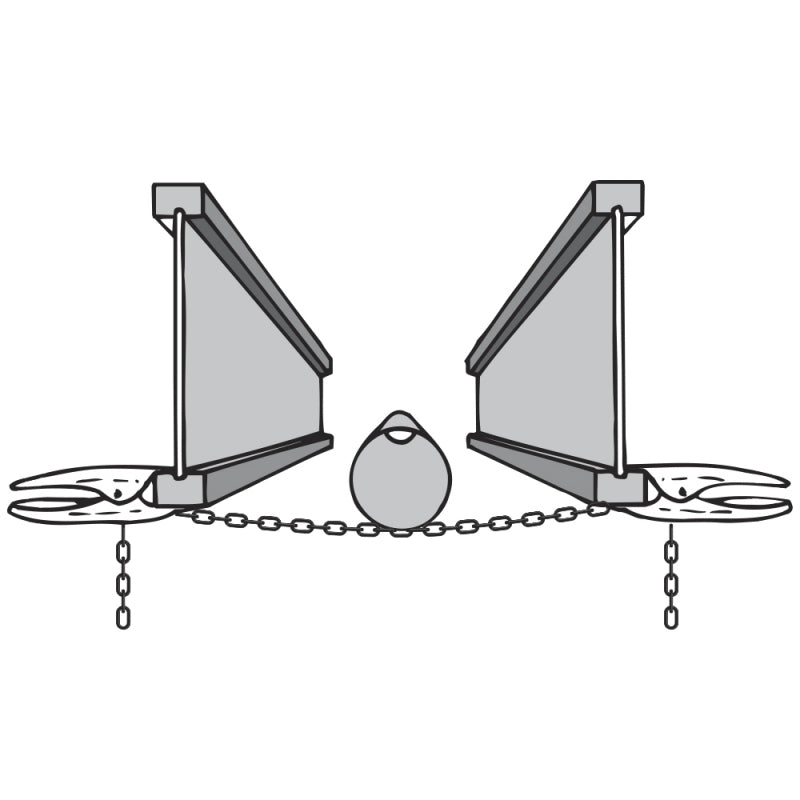 Colliers de serrage pour tuyaux et conduits Malco avec chaîne 2DH