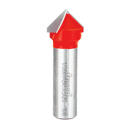 Freud, 20-108 3/4" 90 'V' Grooving Router Bit 1/2" Shank