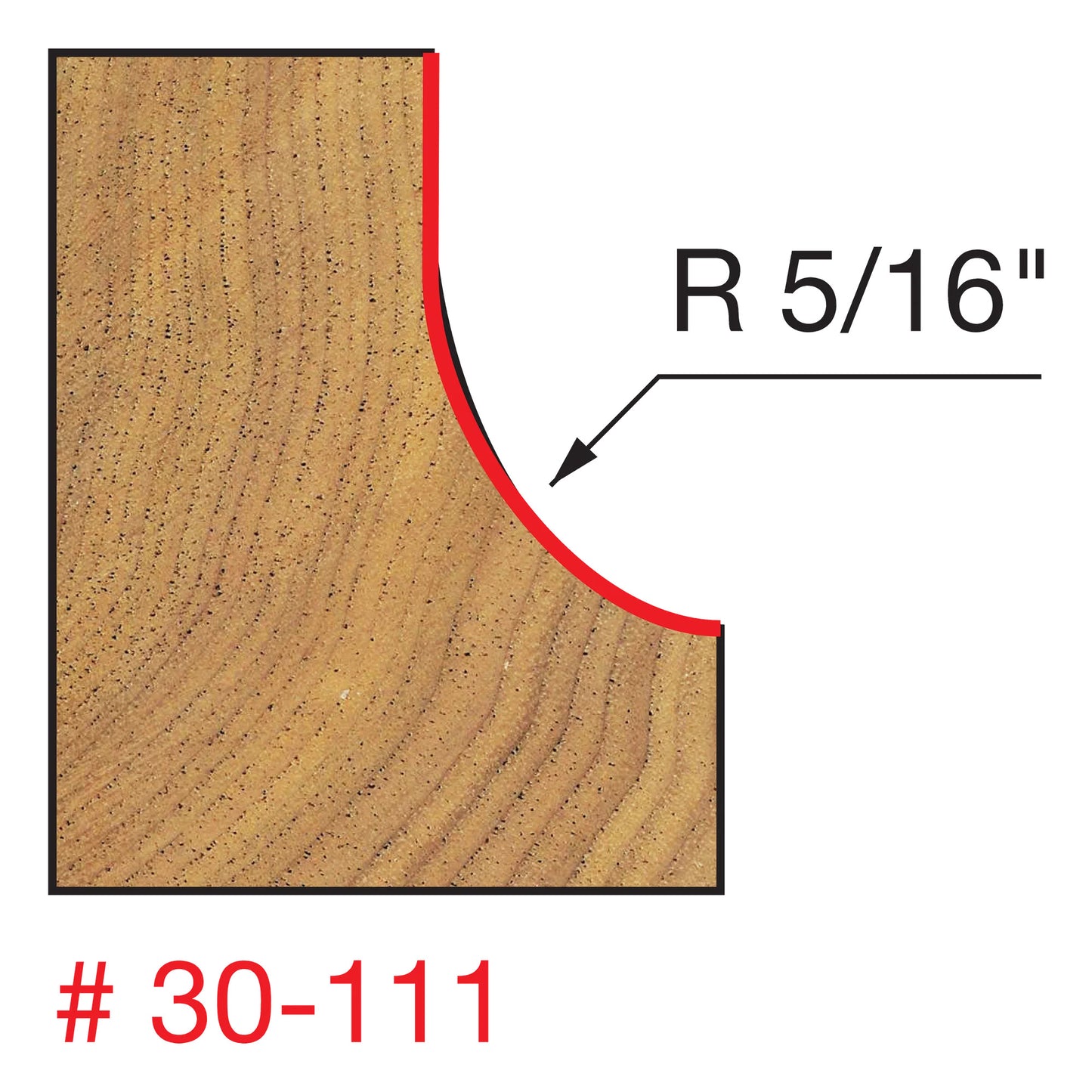 Freud, 30-111 Embout à anse à rayon 5/16'', tige 1/2''