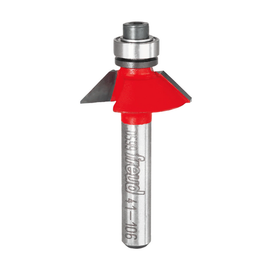 Freud, 41-106 45º Two Flute Bevel Trim Router Bit with 1/4'' Shank
