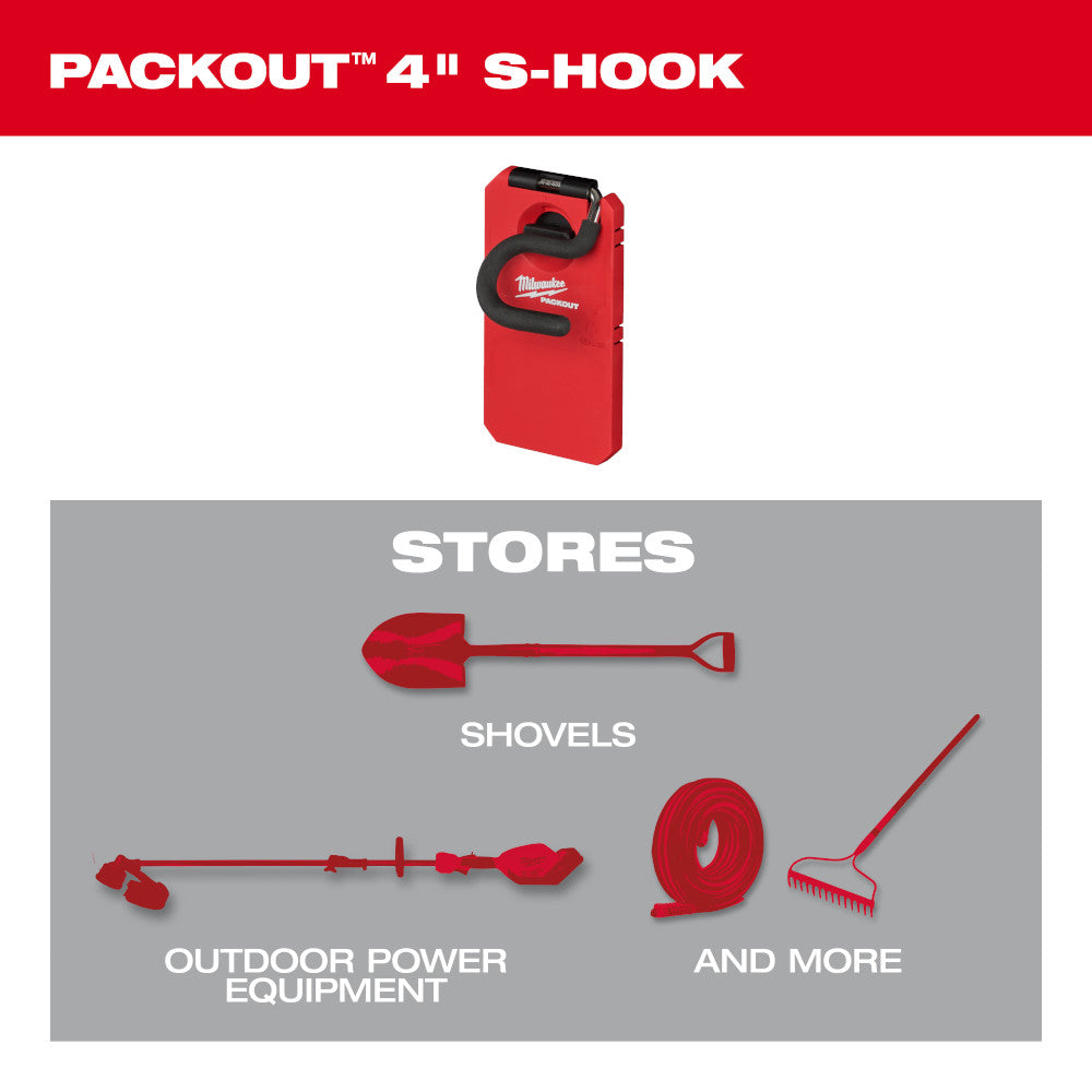 Milwaukee, 48-22-8333 PACKOUT 4 in. S Hook