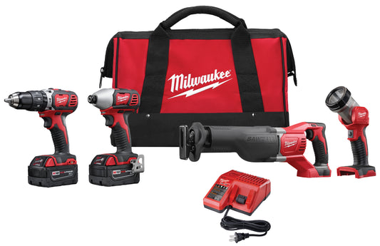 Milwaukee, 2696-24 M18 4-Tool Combo Kit