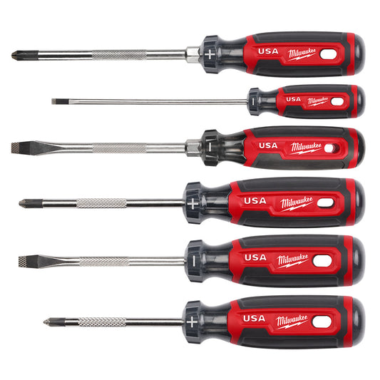 Milwaukee, MT200-6 6PC Cushion Grip Screwdriver Set