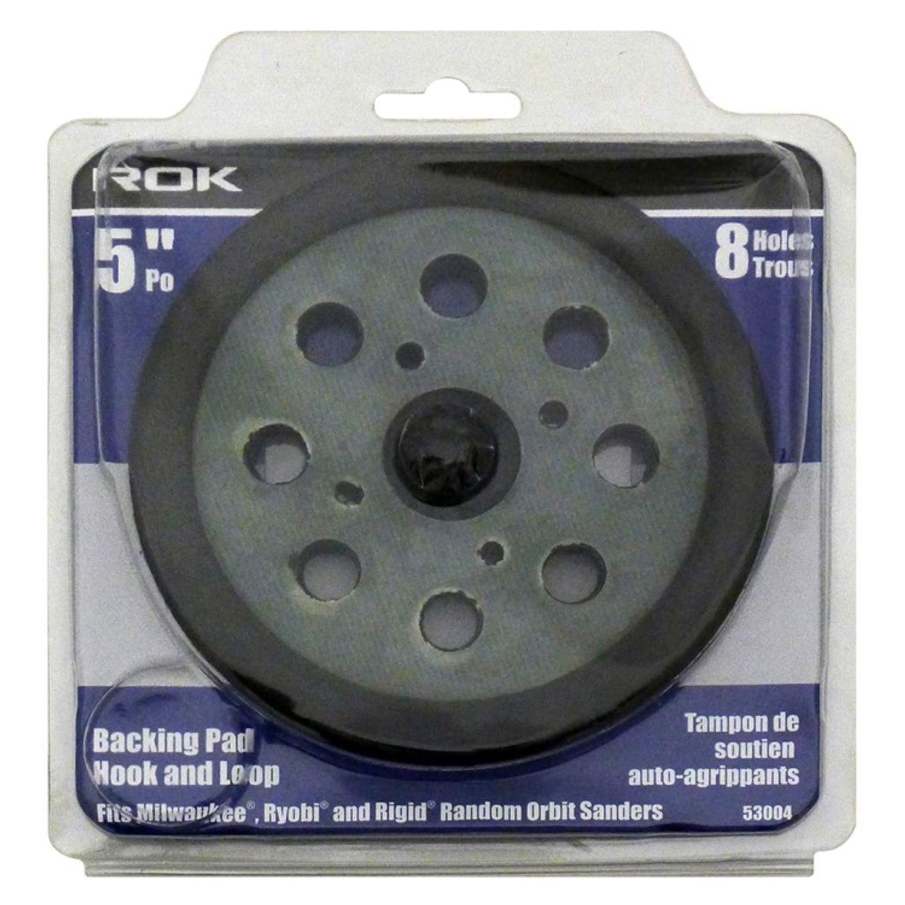 ROK 53004 5 in. Hook And Loop Replacement Pad