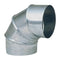 Imperial GV0296 6-inch Galvanized Adjustable 90 Elbow Duct