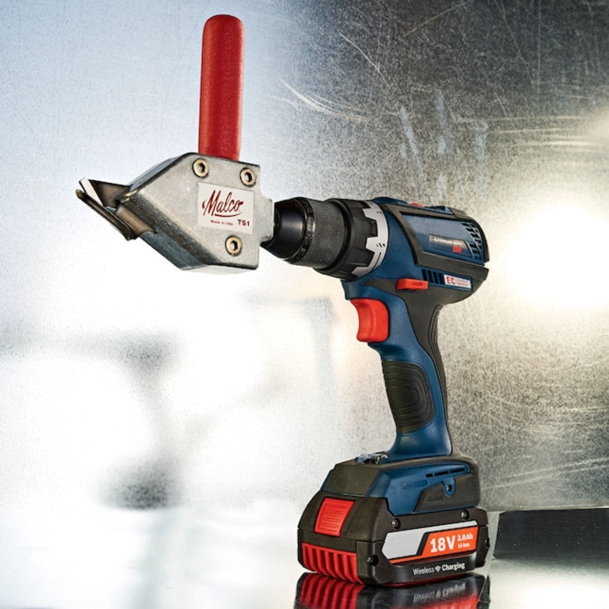 Malco, TS1 Turbo Shear, accessoire de coupe de tôle, capacité de calibre 20, 14490