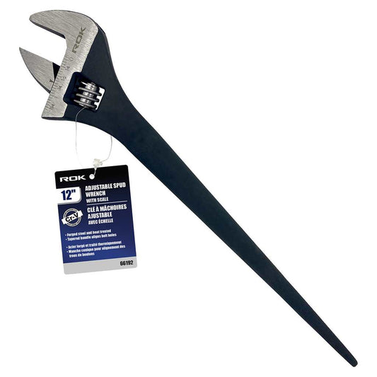 ROK, 66192 12" Adjustable Spud Wrench