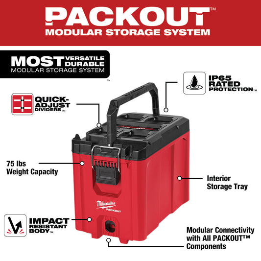 Milwaukee, 48-22-8422 PACKOUT Compact Tool Box
