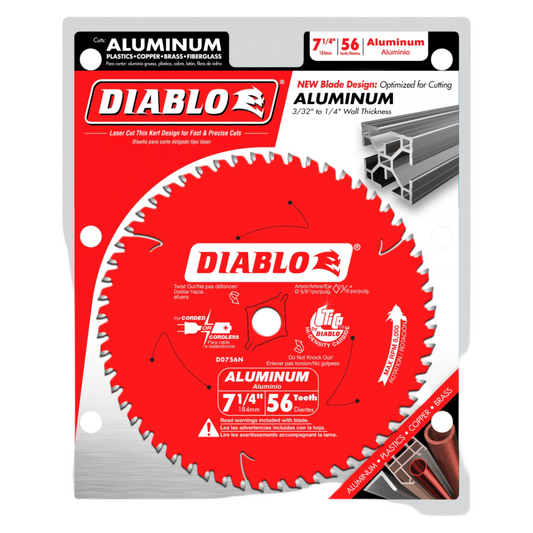 Diablo D0756N 7 1/4 in Thick Aluminum Cutting Saw Blade