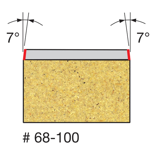 Freud, 70-100 1/4'' Single Flute Panel Pilot Router Bit 1/4'' Shank