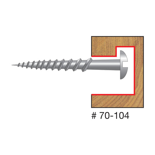 Freud, 70-104 Embout pour trou de serrure, tige 1/4'' 14293
