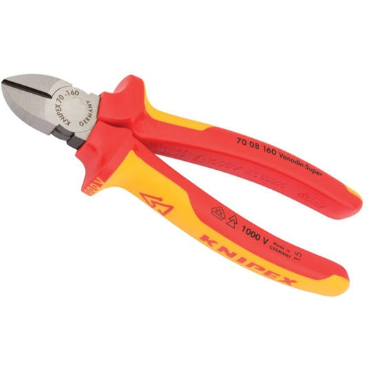 Knipex 70 08 160 SBA 1,000V Insulated Side Cutters