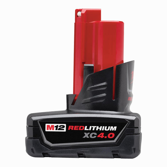 Milwaukee, 48-11-2440 M12 REDLITHIUM XC 4.0Ah Extended Capacity Battery Pack