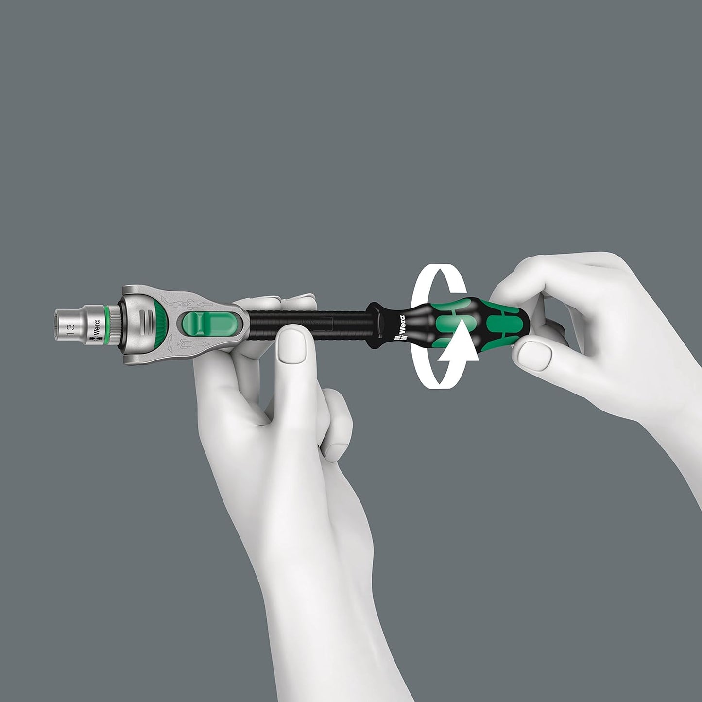 Wera Tools 3/8" Drive Speed Ratchet - 8"