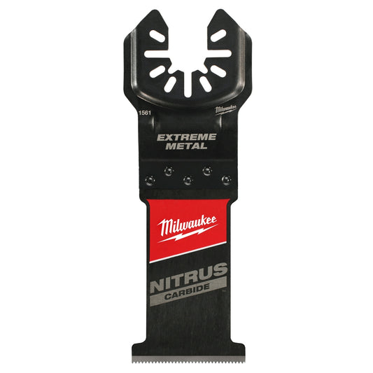 Milwaukee, 49-25-1563 NITRUS CARBIDE Extreme Metal Universal Fit OPEN-LOK Multi-Tool Blade 3PK