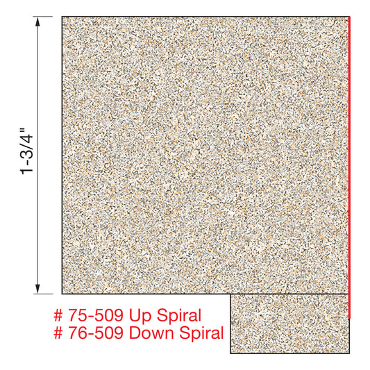 Freud, 75-509 1/2'' Flush Trim Upcut Spiral Router Bit 1/2'' Shank