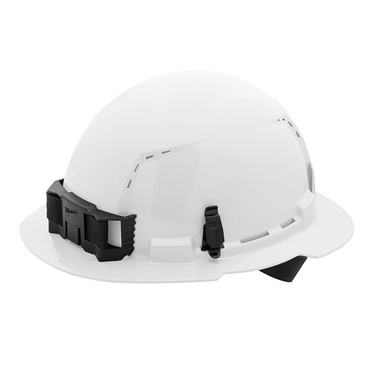 Milwaukee, 48-73-1201 BOLT™ Full Brim White Hard Hat w/4pt Ratcheting Suspension (USA)