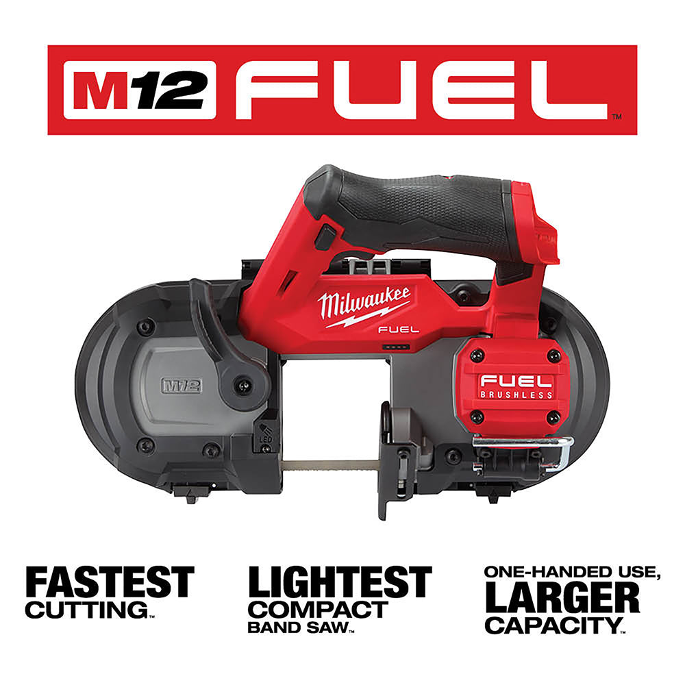 Milwaukee, 2529-20 M12 FUEL 12 Volt Lithium-Ion Brushless Cordless Compact Band Saw - Tool Only