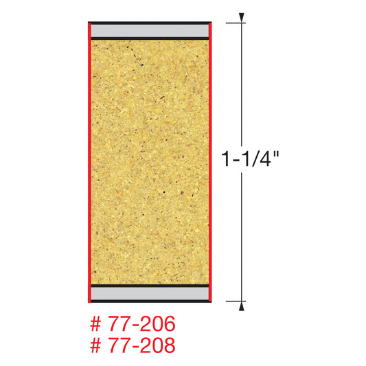 Freud, 77-206 3/8'' Double Compression Router Bit 1/2'' Shank