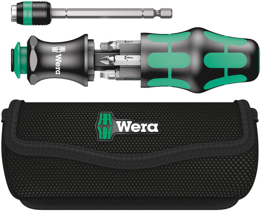 Wera Tools 4 Bit Multi-Driver Set with Pouch - 7 Piece