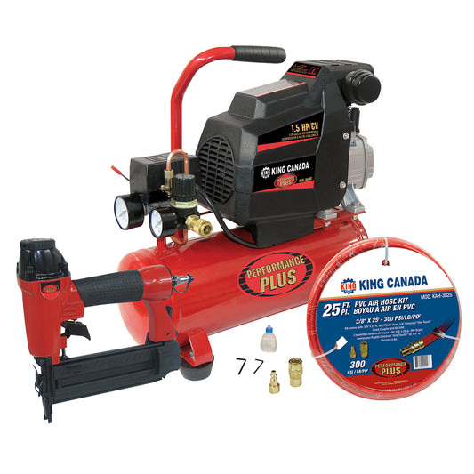 King, 8449C/8200NH25 Air Compressor Combo KIt