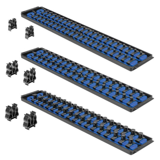Ernst, 8511 Socket Boss Combo Pack 18'' - 1/4'', 3/8'', 1/2'' Drive - Blue
