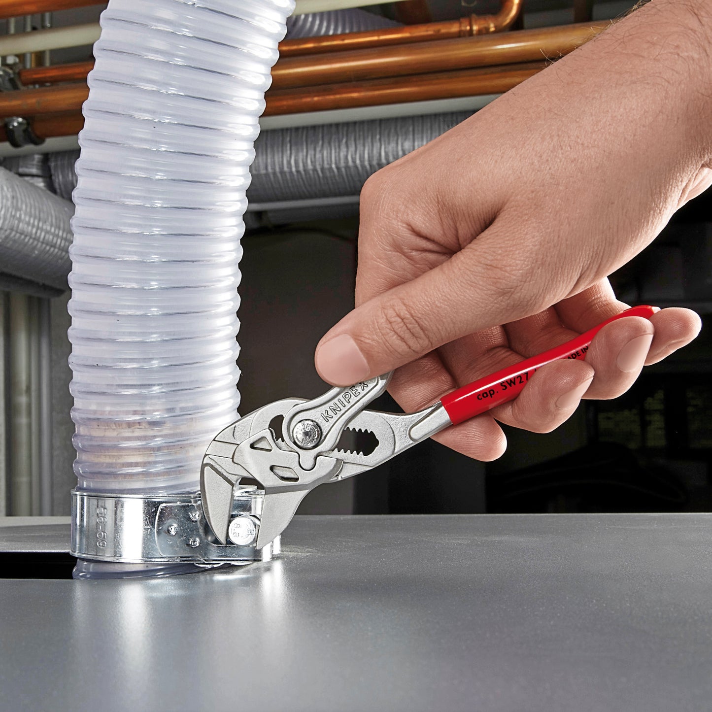 Knipex 86 03 150 SBA Mini-clé à pince Argent